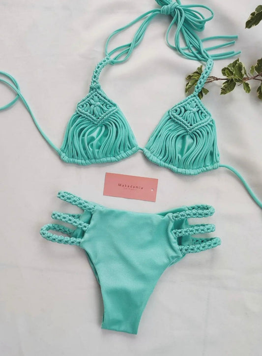 Macrame Trenzado Aqua